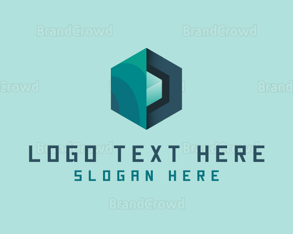 Generic Hexagonal Cube Technology Logo