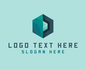 Technology - Generic Hexagonal Cube Technology logo design
