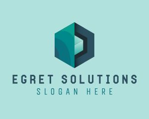 Generic Hexagonal Cube Technology logo design