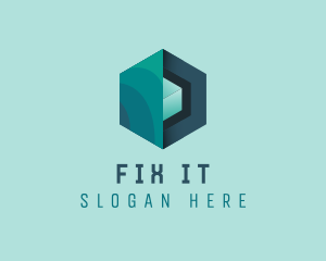 Generic Hexagonal Cube Technology logo design