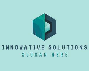 Generic Hexagonal Cube Technology logo design