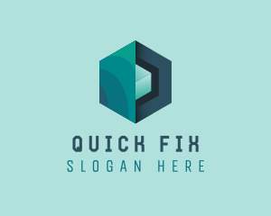 Generic Hexagonal Cube Technology logo design