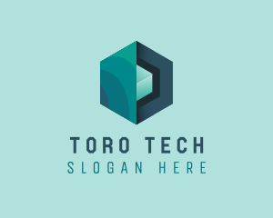 Generic Hexagonal Cube Technology logo design