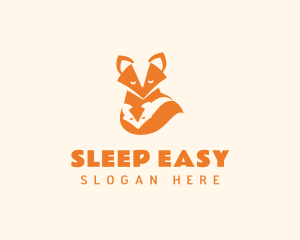 Sleep Fox Family logo design