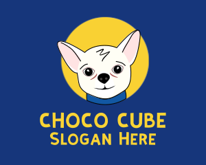 Dog Walker - Cute Pet Chihuahua logo design