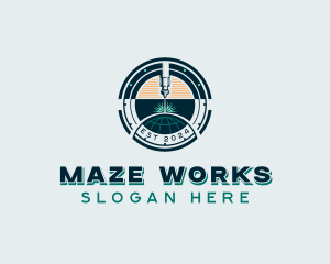 Industrial Laser Automation logo design