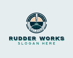 Industrial Laser Automation logo design