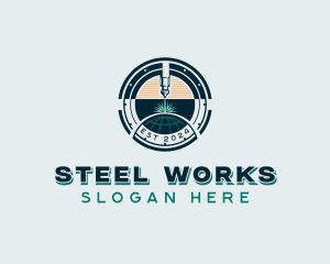 Industrial Laser Automation logo design