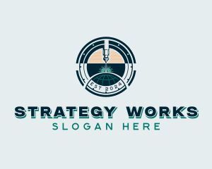 Industrial Laser Automation logo design