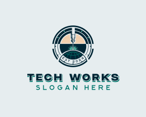 Industrial Laser Automation logo design