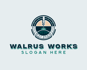 Industrial Laser Automation logo design