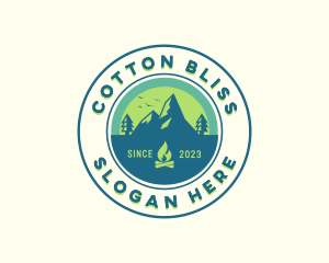 Mountain Outdoor Camping logo design