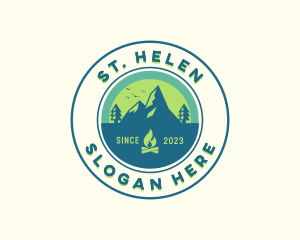 Mountain Outdoor Camping logo design