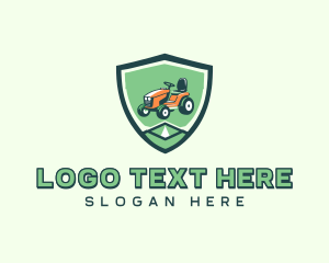 Gardening - Tractor Lawn Mowing logo design