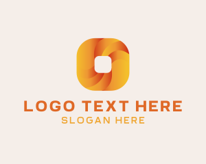 Square - Gradient Technology Square logo design