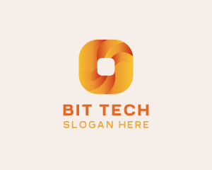 Gradient Technology Square logo design