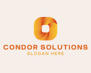 Gradient Technology Square logo design