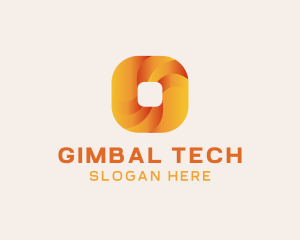 Gradient Technology Square logo design