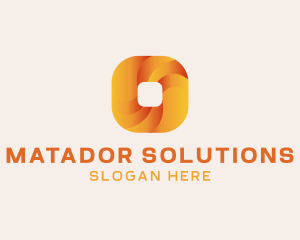 Gradient Technology Square logo design