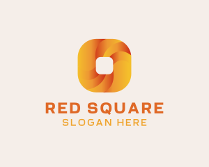 Gradient Technology Square logo design