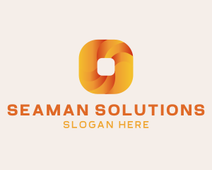 Gradient Technology Square logo design