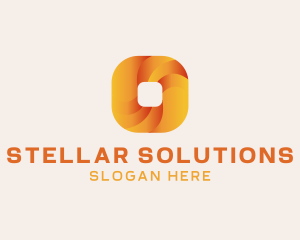 Gradient Technology Square logo design