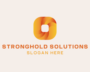 Gradient Technology Square logo design