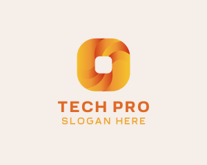 Technology - Gradient Technology Square logo design
