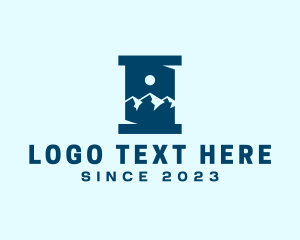 Himalayas - Mountain Summit Letter I logo design