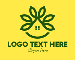 Land Developer - Eco Friendly Residence logo design