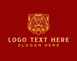 Zodiac - Chinese Zodiac Tiger logo design