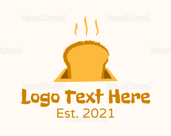 Toasted Bread Slice Logo