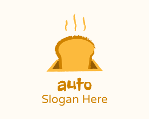 Toasted Bread Slice Logo
