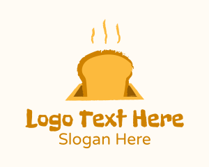 Toasted Bread Slice Logo