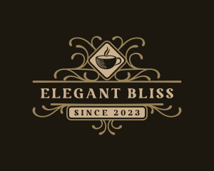 Elegant Ornament Cafe logo design