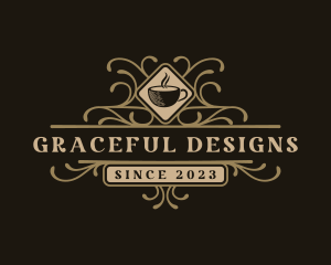 Elegant - Elegant Ornament Cafe logo design