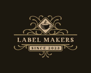 Label - Elegant Ornament Cafe logo design