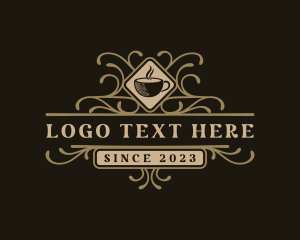 Label - Elegant Ornament Cafe logo design
