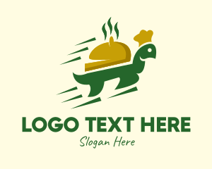 Cloche - Fast Turtle Food Delivery logo design
