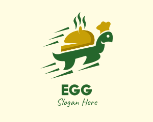Chef Hat - Fast Turtle Food Delivery logo design