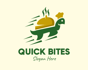 Fast Turtle Food Delivery logo design