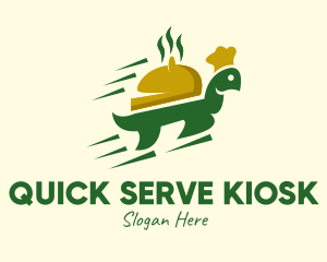 Fast Turtle Food Delivery logo design