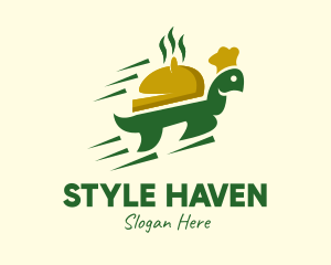 Toque - Fast Turtle Food Delivery logo design