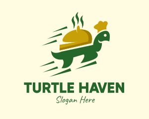 Fast Turtle Food Delivery logo design