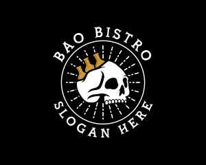 Skull Liquor Bistro logo design