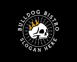 Skull Liquor Bistro logo design