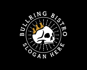 Skull Liquor Bistro logo design