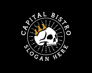 Skull Liquor Bistro logo design