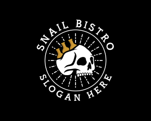 Skull Liquor Bistro logo design