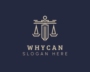Legal Judiciary Scale Logo